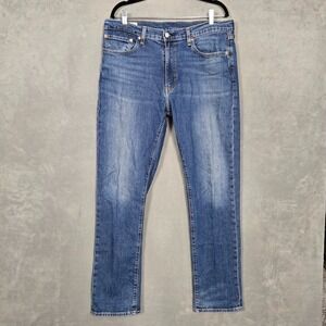 Levis 514‎ Jeans Mens 36x34 (fits 37x33) Premium Big E Straight stretch